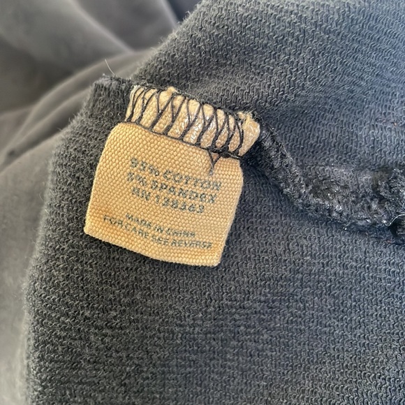 Jeremiah - stretchy button pullover (distressed) - navy (S) - Picture 4 of 6